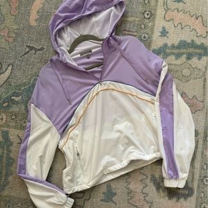 Tasc lavender rain jacket with hood